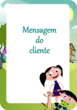Cartão de criança