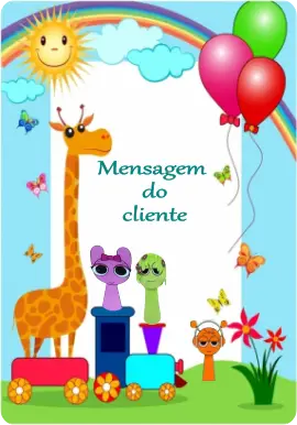 Cartão de criança