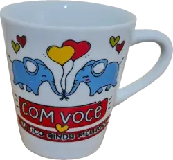 Caneca de Café Romântica