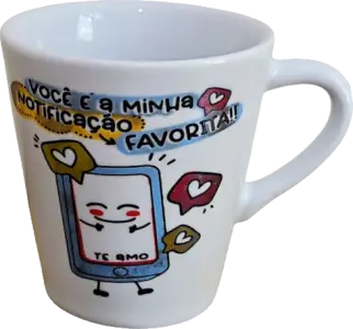 Caneca de Café Romântica