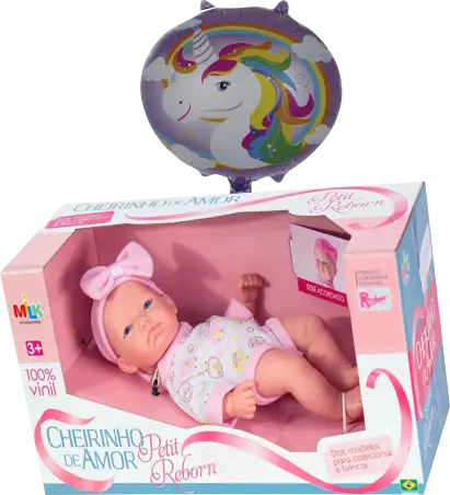 Boneca cheirinho de amor Petit reborn 