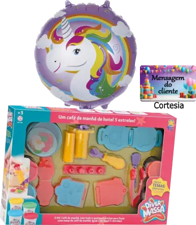 Diver Massa - Kit Café da Manhã com Acessórios da Divertoys 