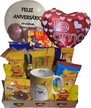 Cesta de café da manhã  