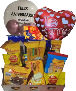 Cesta de café da manhã  