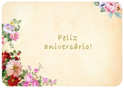 Cartão de Aniversário