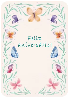 Cartão de Aniversário