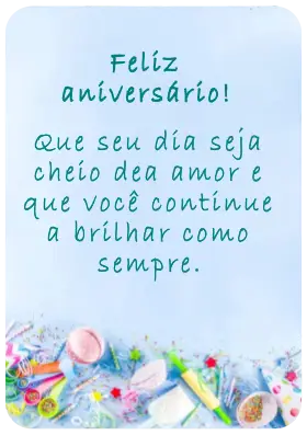 Cartão de Aniversário