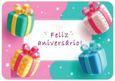 Cartão de Aniversário