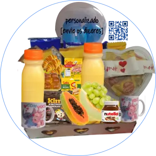 Cesta de Café da Manhã para Duas Pessoas