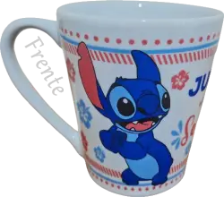 Caneca Romântica de Stitch