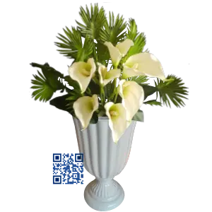 Arranjo de  Copo de leite