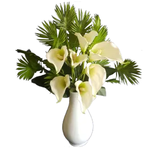 Arranjo de Copo de Leite