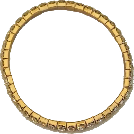 Pulseira de cristais branco