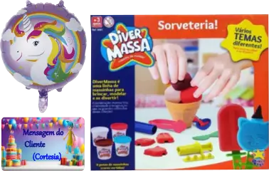 Sorveteria de massinha, diversão garantida com acessórios Divertoys