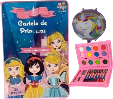 Maleta de pintura infantil  das Princesas
